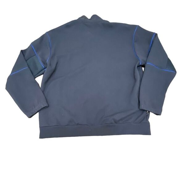 Adidas Navy Sport Jacket Full Zip Parley Ocean Plastic Ecologic Men’s Size XL - Picture 2 of 8